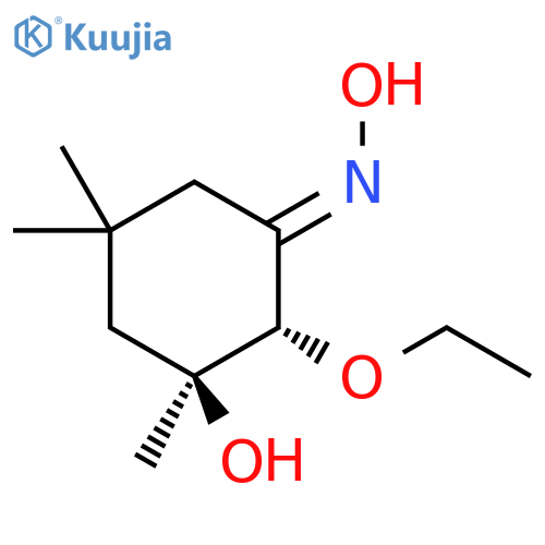 Cyclohexanone,2-ethoxy-3-hydroxy-3,5,5-trimethyl-, oxime, (1E,2R,3S)-rel- structure