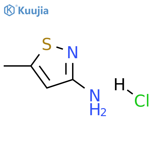 5-methyl-1,2-thiazol-3-amine hydrochloride structure