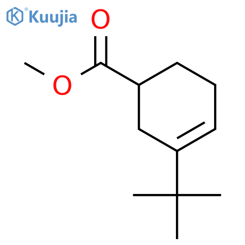 3-Cyclohexene-1-carboxylic acid, 3-(1,1-dimethylethyl)-, methyl ester structure