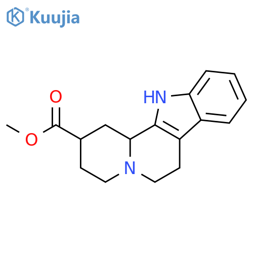 Indolo[2,3-a]quinolizine-2-carboxylic acid, 1,2,3,4,6,7,12,12b-octahydro-, methyl ester, (2R,12bS)-rel- structure