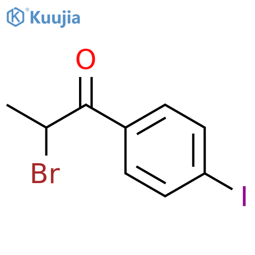 1-Propanone, 2-bromo-1-(4-iodophenyl)- structure