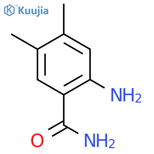Benzamide, 2-amino-4,5-dimethyl- structure