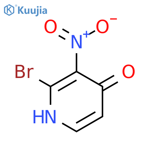 2-Bromo-3-nitropyridin-4-OL structure