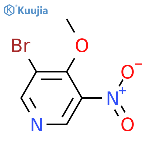 3-Bromo-4-methoxy-5-nitropyridine structure