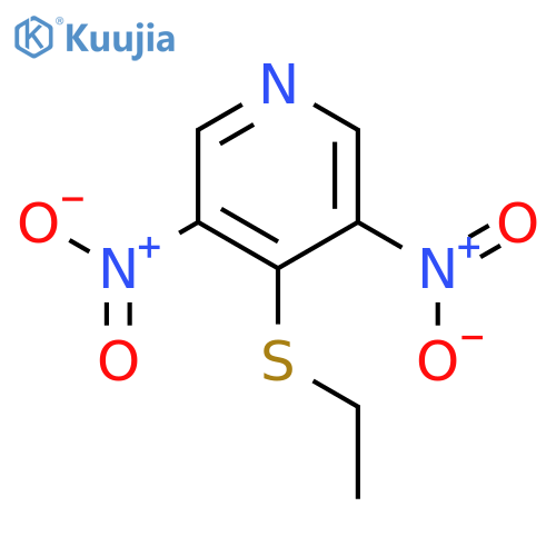 4-ethylsulfanyl-3,5-dinitropyridine structure