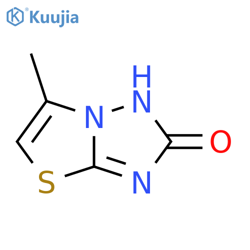 Thiazolo[3,2-b][1,2,4]triazol-2(1H)-one, 6-methyl- structure