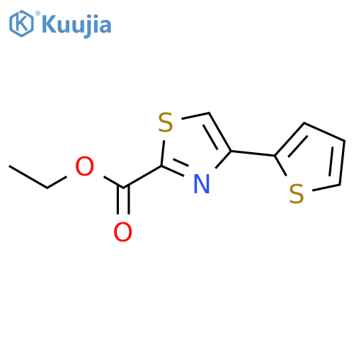 Ethyl 4-(thiophen-2-yl)thiazole-2-carboxylate structure