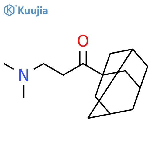 1-Propanone, 3-(dimethylamino)-1-tricyclo[3.3.1.13,7]dec-1-yl- structure