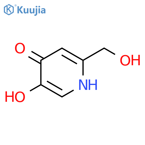 5-hydroxy-2-(hydroxymethyl)-4(1H)-Pyridinone structure