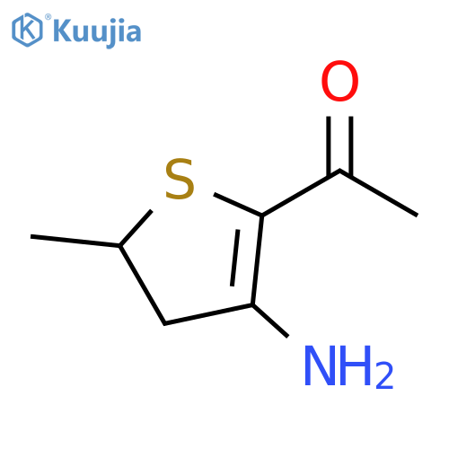 Ethanone,1-(3-amino-4,5-dihydro-5-methyl-2-thienyl)- structure