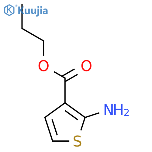 Propyl 2-aminothiophene-3-carboxylate structure