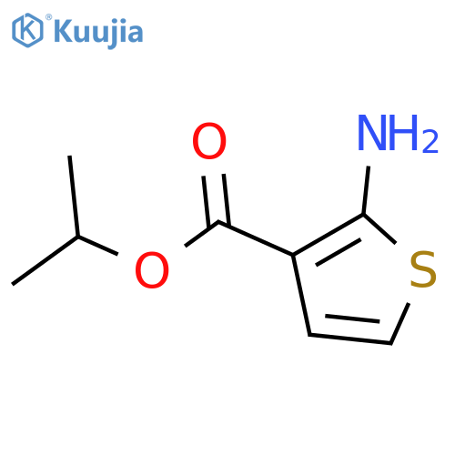 Isopropyl 2-aminothiophene-3-carboxylate structure