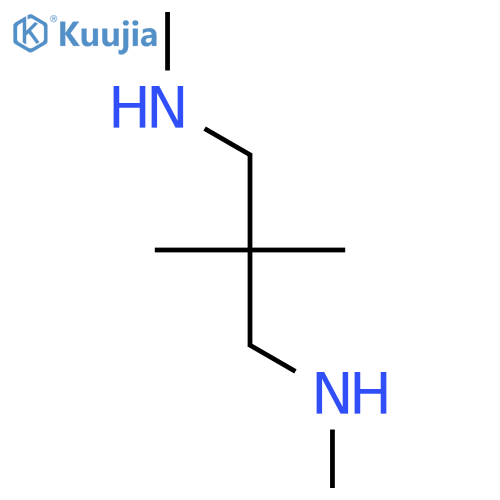 2,2-dimethyl-3-(methylamino)propyl(methyl)amine structure