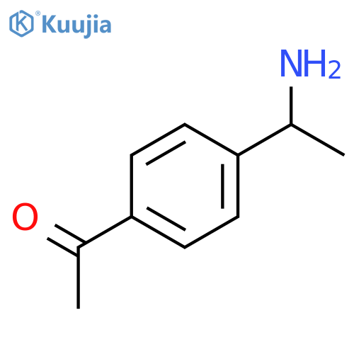 Ethanone,1-[4-(1-aminoethyl)phenyl]- structure