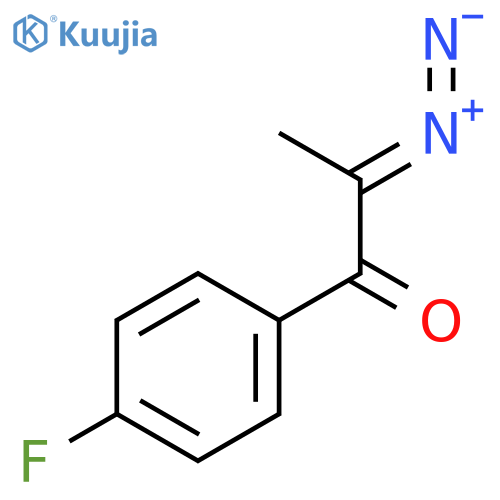 1-Propanone, 2-diazo-1-(4-fluorophenyl)- structure