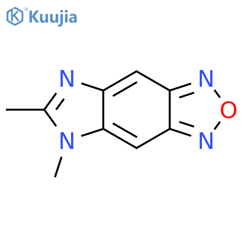 5H-Imidazo[4,5-f]-2,1,3-benzoxadiazole,5,6-dimethyl- structure