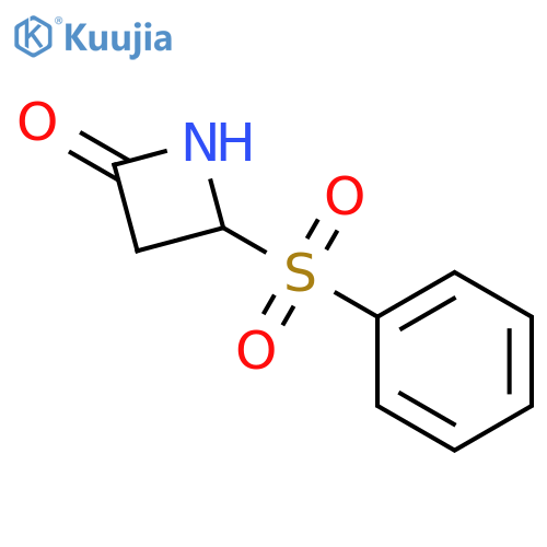 4-(benzenesulfonyl)azetidin-2-one structure