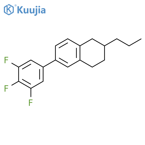 Naphthalene, 1,2,3,4-tetrahydro-2-propyl-6-(3,4,5-trifluorophenyl)- structure
