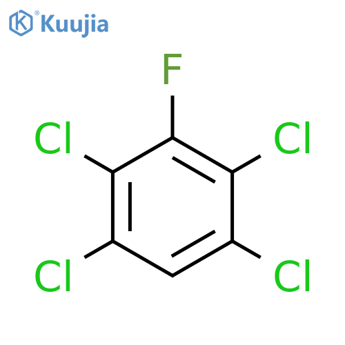 1,2,4,5-tetrachloro-3-fluorobenzene structure