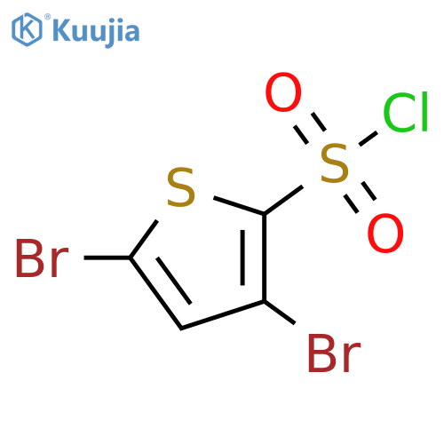 2-Thiophenesulfonyl chloride, 3,5-dibromo- structure