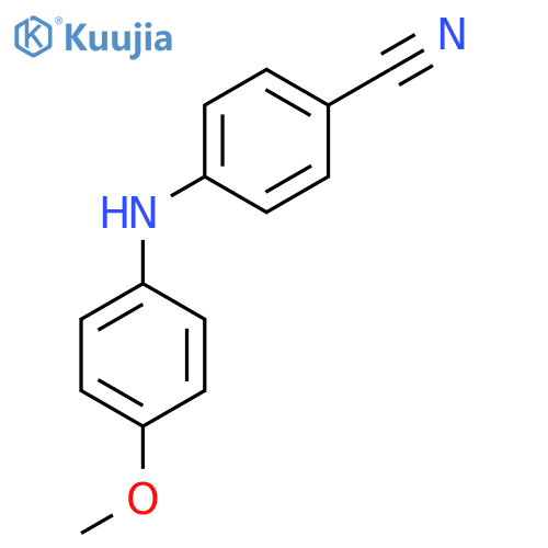4-((4-Methoxyphenyl)amino)benzonitrile structure