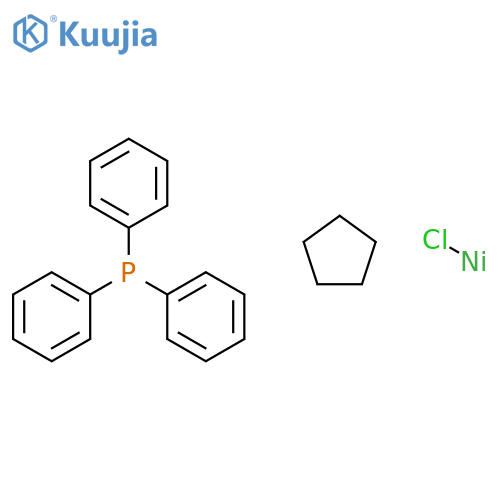 Nickel, chloro(h5-2,4-cyclopentadien-1-yl)(triphenylphosphine)- structure