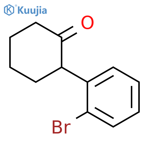 Cyclohexanone, 2-(2-bromophenyl)- structure
