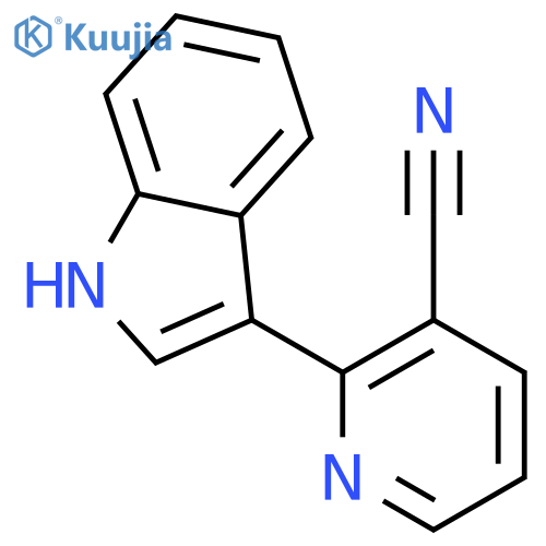 2-(1H-Indol-3-yl)-nicotinonitrile structure