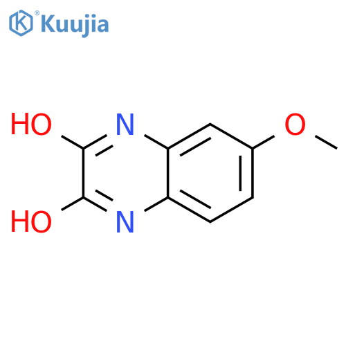 6-Methoxyquinoxaline-2,3-diol structure