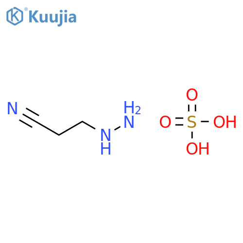 3-hydrazinylpropanenitrile,sulfuric Acid structure