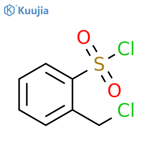 2-(chloromethyl)benzene-1-sulfonyl chloride structure