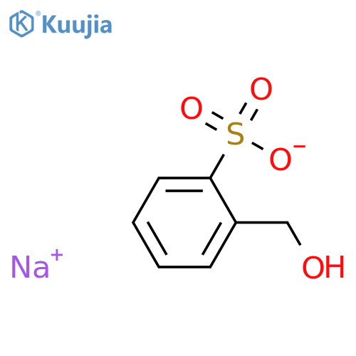sodium 2-(hydroxymethyl)benzene-1-sulfonate structure