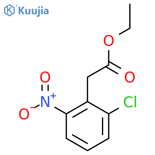 Ethyl 2-chloro-6-nitrophenylacetate structure