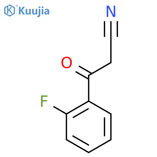 2-Fluorobenzoylacetonitrile structure