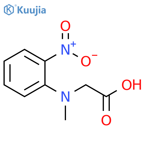 2-methyl(2-nitrophenyl)aminoacetic acid structure