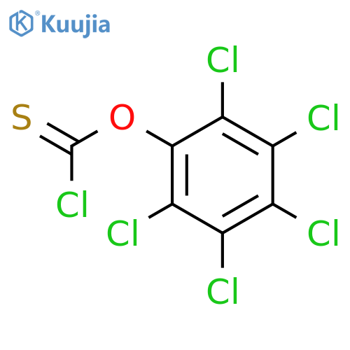 Carbonochloridothioic acid, O-(pentachlorophenyl) ester structure