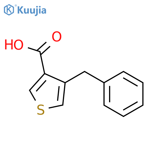 3-Thiophenecarboxylicacid, 4-(phenylmethyl)- structure