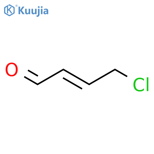 2-Butenal, 4-chloro-, (2E)- structure