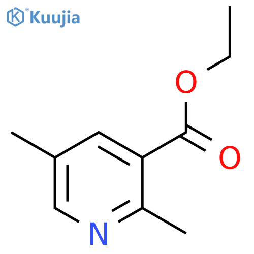 3-Pyridinecarboxylic acid, 2,5-dimethyl-, ethyl ester structure