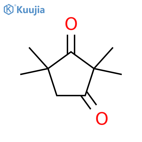 2,2,4,4-tetramethylcyclopentane-1,3-dione structure