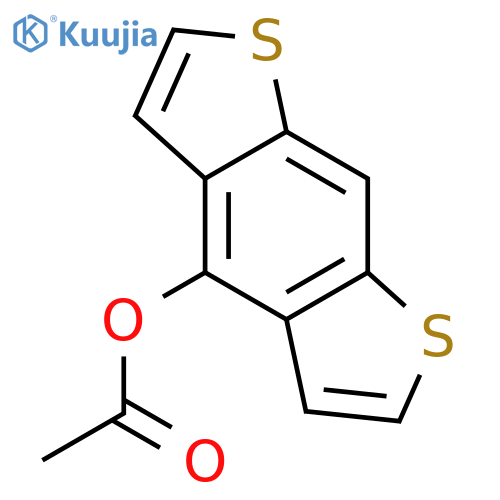 Benzo[1,2-b:5,4-b']dithiophene-4-ol,acetate (9CI) structure
