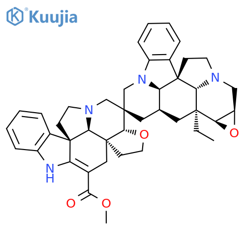 (2R,2aS,5aR,8′bS,12′aR,12bR,13′aS,13′bS,13′cS,14′aR,14′bR,15aR)-13′b-Ethyl-4,5,6,8,9′,10′,12′a,13,13′a,13′b,13′c,14,14′a,14′b-tetradecahydrospiro[1H-furo[2′,3′:7,8]indolizino[8,1-cd]carbazole-2(2aH),2′(3′H)-[1H,12H,14H]oxireno[6,7]indolizino[8,1-cd]pyrido[1,2,3-lm]carbazole]-7-carboxylic acid methyl ester structure