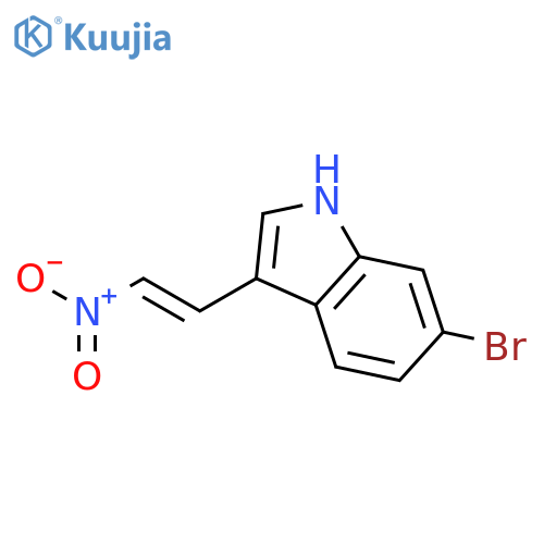 1H-Indole, 6-bromo-3-(2-nitroethenyl)- structure