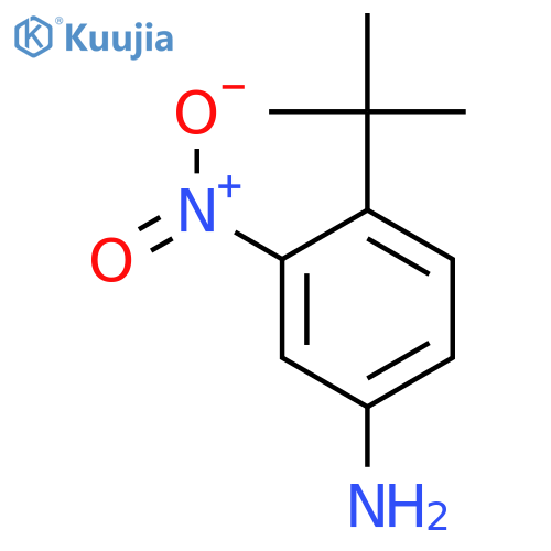 4-tert-butyl-3-nitroaniline structure