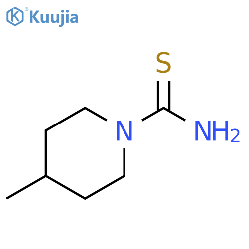 4-methylpiperidine-1-carbothioamide structure