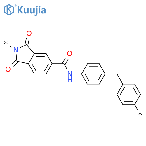 Poly[(1,3-dihydro-1,3-dioxo-2H-isoindole-2,5-diyl)carbonylimino-1,4-phenylenemethylene-1,4-phenylene] structure
