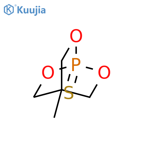 2,6,7-Trioxa-1-phosphabicyclo[2.2.2]octane,4-methyl-, 1-sulfide structure