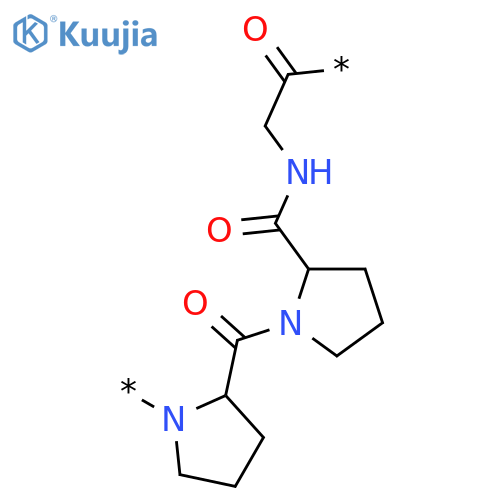 Poly[1,2-pyrrolidinediylcarbonyl-1,2-pyrrolidinediylcarbonylimino(2-oxo-1,2-ethanediyl)] structure
