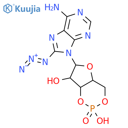 8-Azidoadenosine 3':5'-Cyclic Monophosphate structure