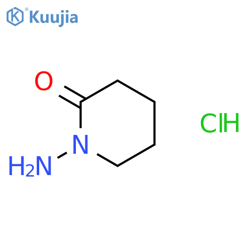 1-Aminopiperidin-2-one hydrochloride structure